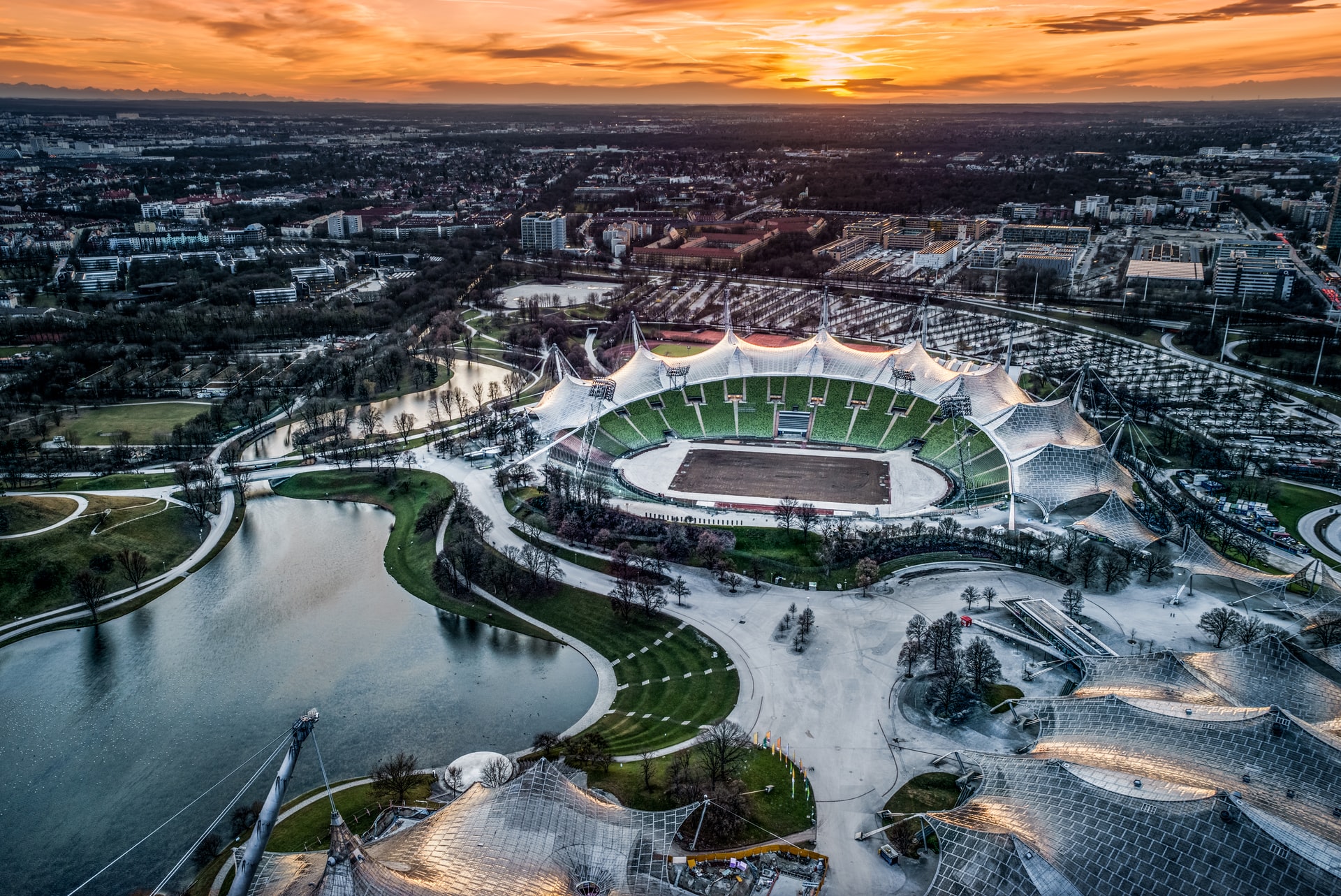 Munichskké fotbalový stadion v Winte